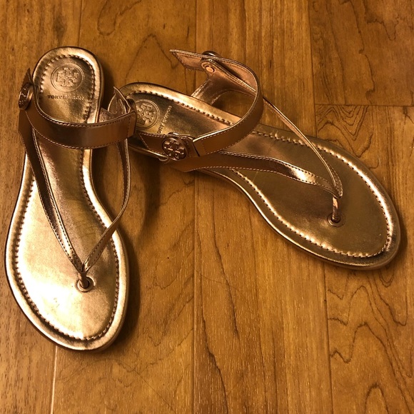 Minnie Travel Sandal Metallic Leather Rose Gold - Picture 5 of 6